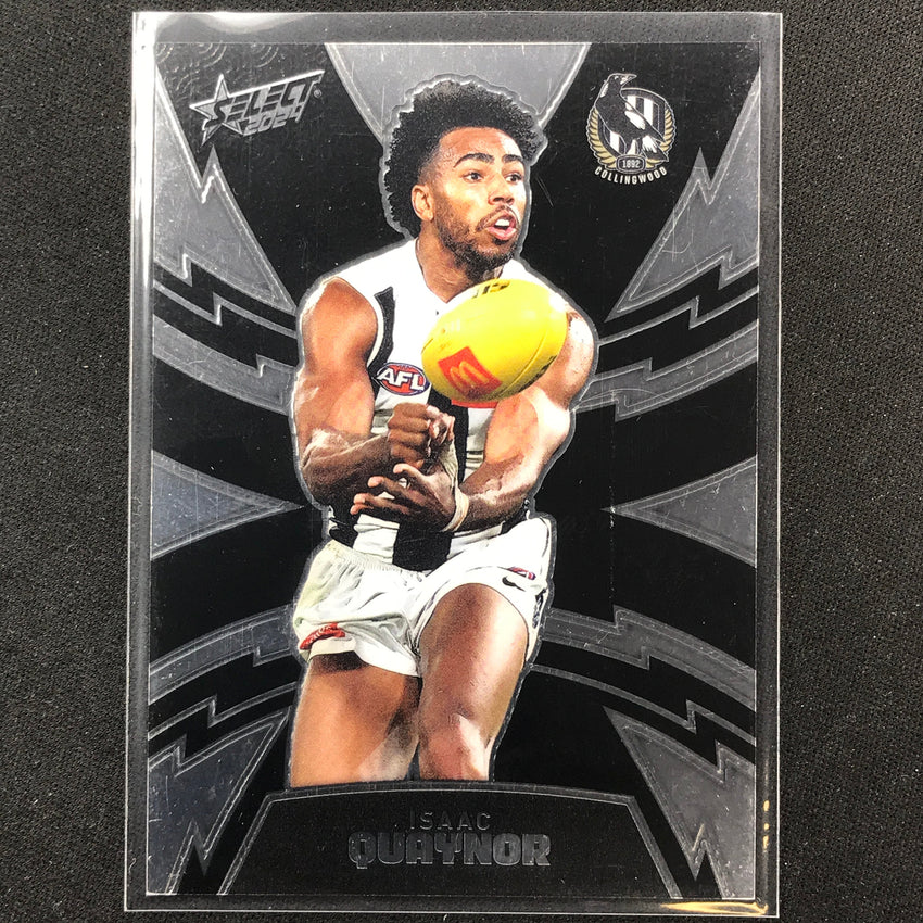 2024 Footy Stars Isaac Quaynor Luminous Thunderbolt 385/599 No 87