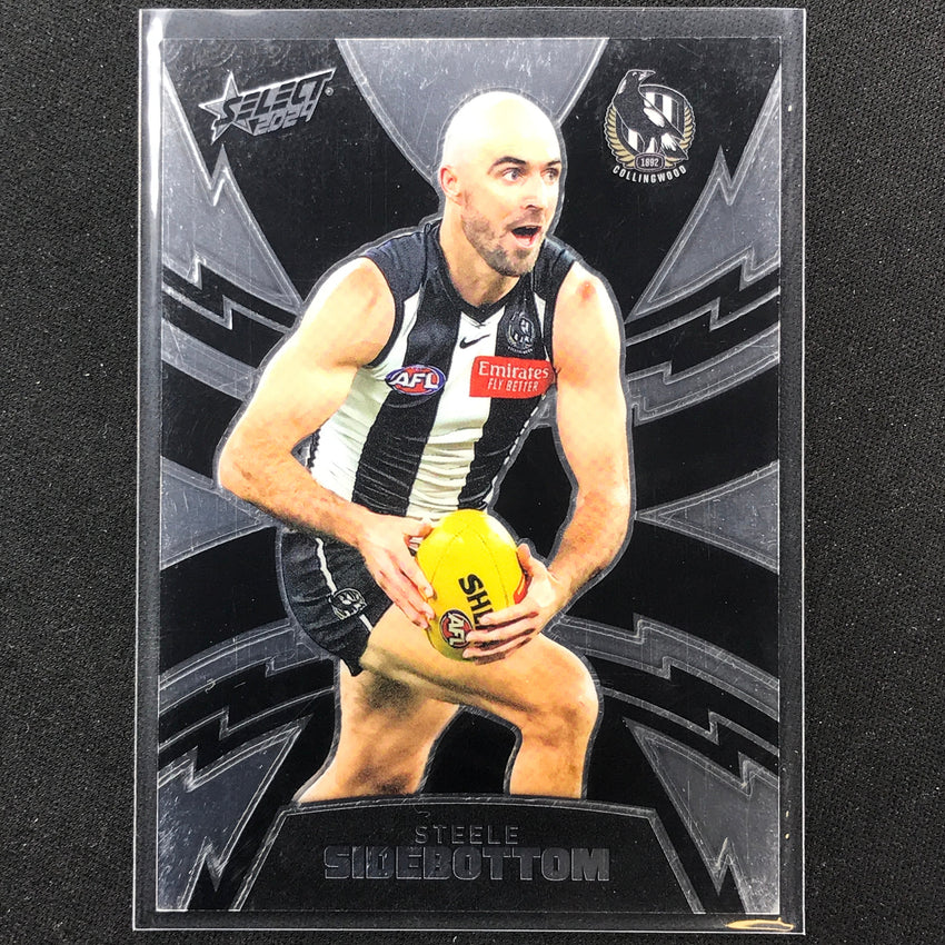 2024 Footy Stars Steele Sidebottom Luminous Thunderbolt 326/599 No 88