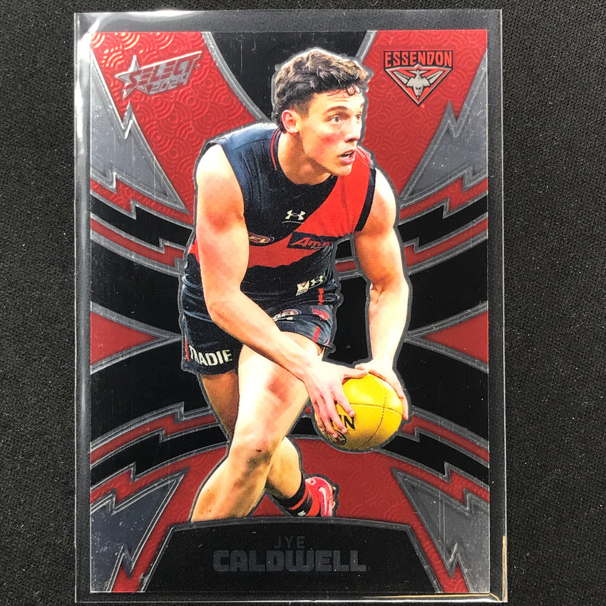 2024 Footy Stars Jye Caldwell Luminous Thunderbolt 452/599 No 89