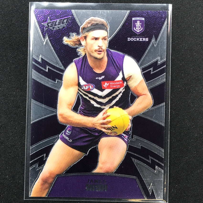 2024 Footy Stars James Aish Luminous Thunderbolt 236/599 No 111