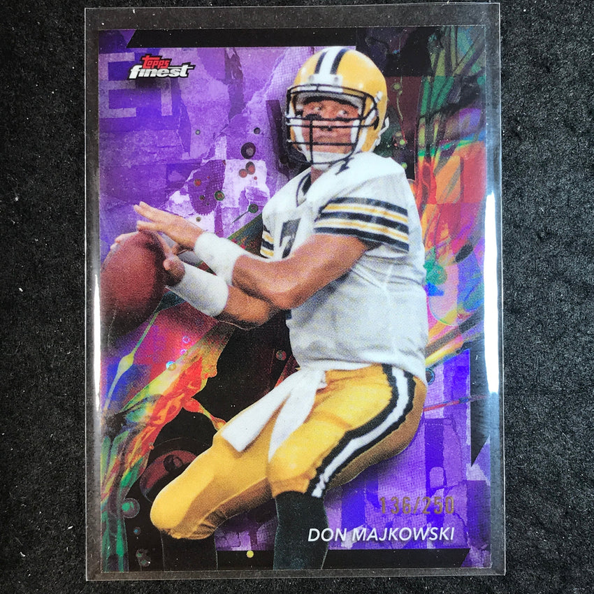 2024 Topps Finest NFL DON MAJKOWSKI Purple Refractor 136/250 #27