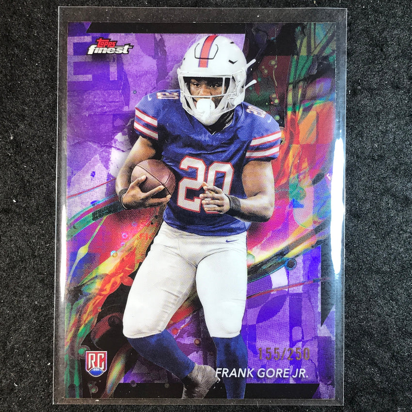 2024 Topps Finest NFL FRANK GORE JR. Rookie Purple Refractor 155/250 #81