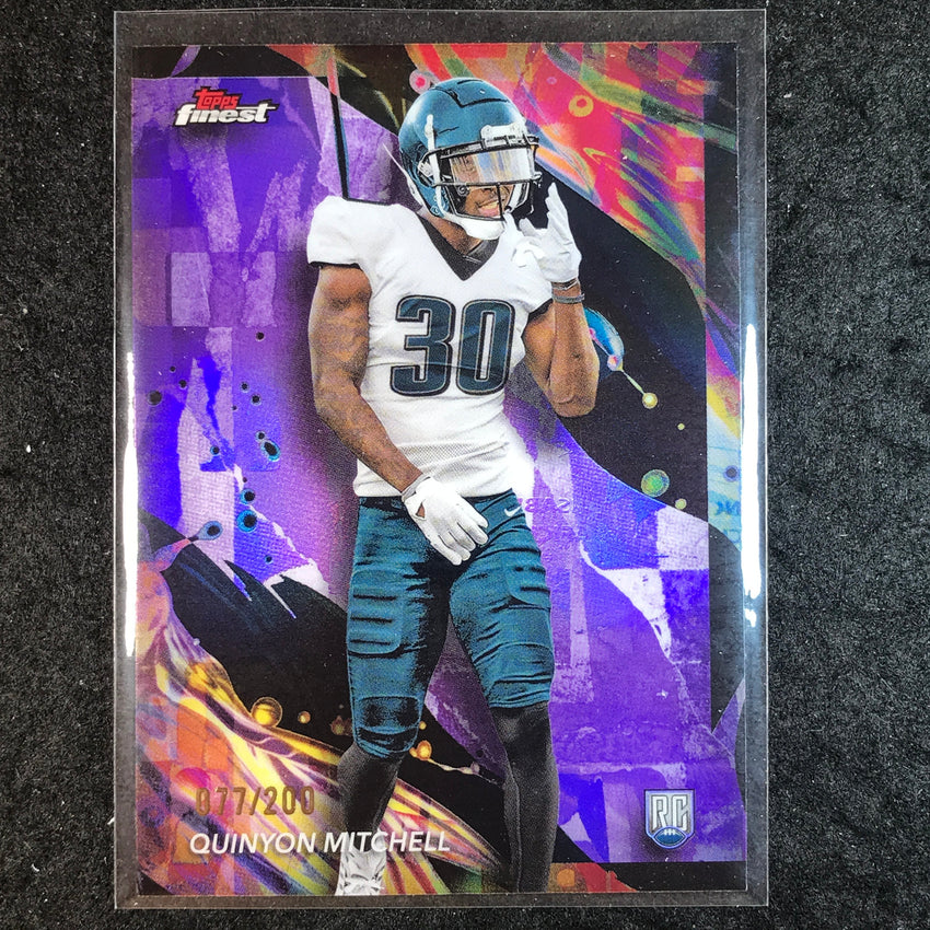 2024 Topps Finest NFL QUINYON MITCHELL Rookie Purple Refractor 77/200 #153