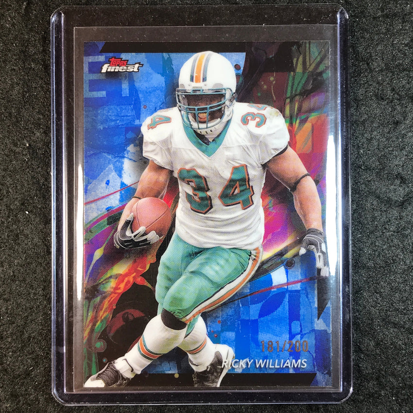 2024 Topps Finest NFL RICKY WILLIAMS Base Blue Refractor 181/200 #47