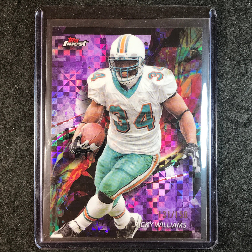 2024 Topps Finest NFL RICKY WILLIAMS Base Purple Checkerboard Refractor 131/150