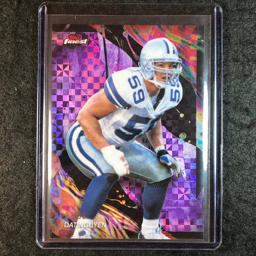2024 Topps Finest NFL DAT NGUYEN Base Purple Checkerboard Refractor 67/99