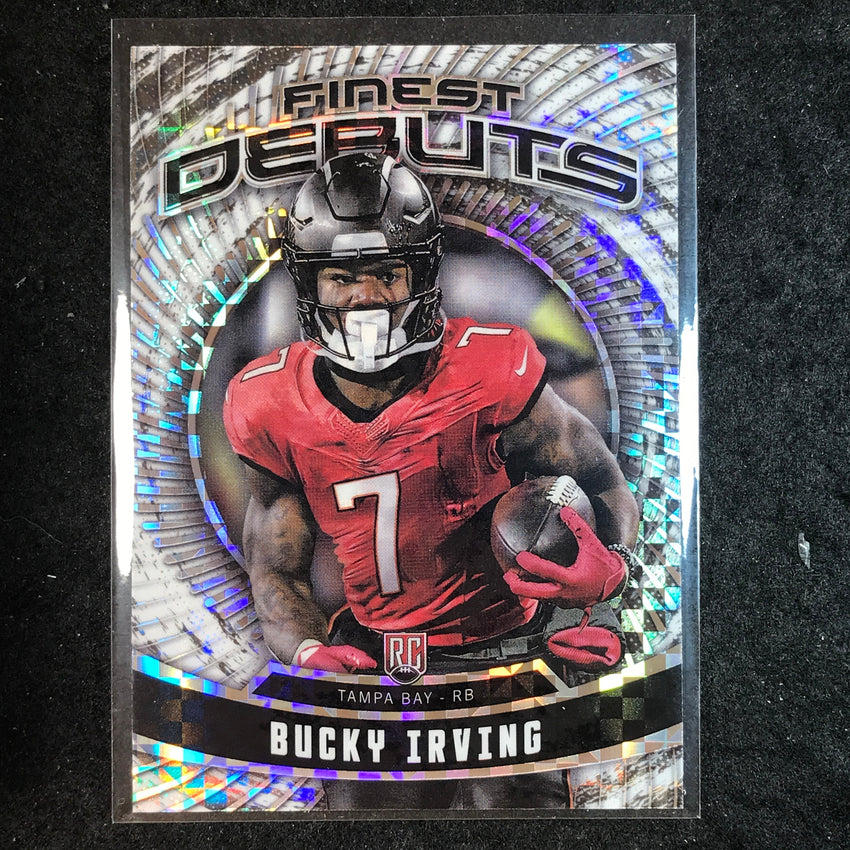 2024 Topps Finest NFL BUCKY IRVING Debut Rookie Checkerboard Refractor #28