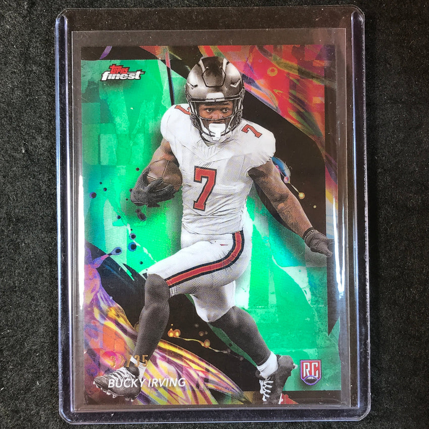 2024 Topps Finest NFL BUCKY IRVING Rookie Green Refractor 32/35