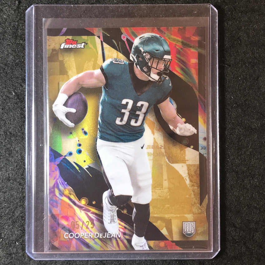 2024 Topps Finest NFL COOPER DEJEAN Rookie Base Gold Refractor 5/25