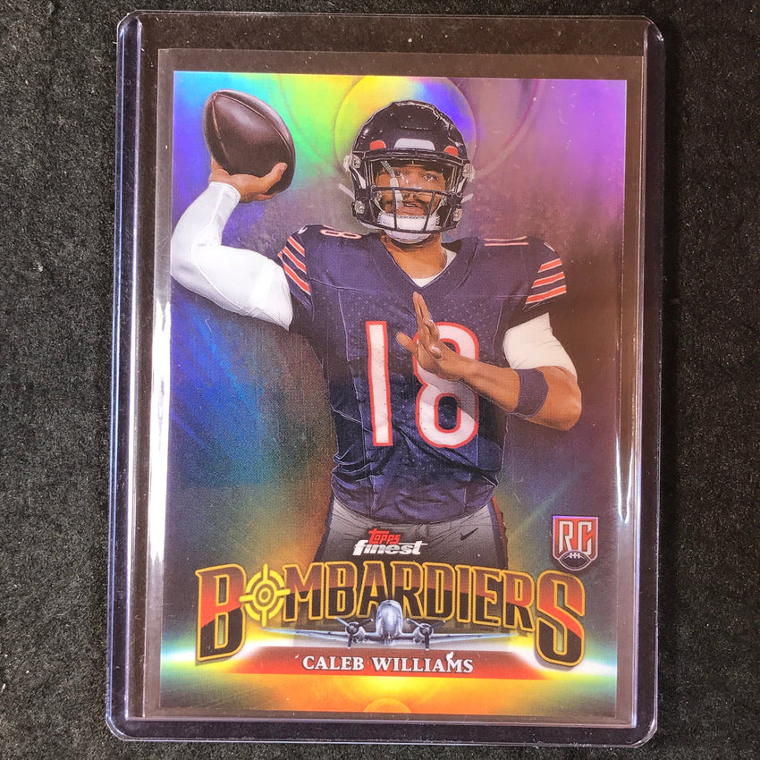 2024 Topps Finest NFL CALEB WILLIAMS Rookie Bombadiers SSP #6