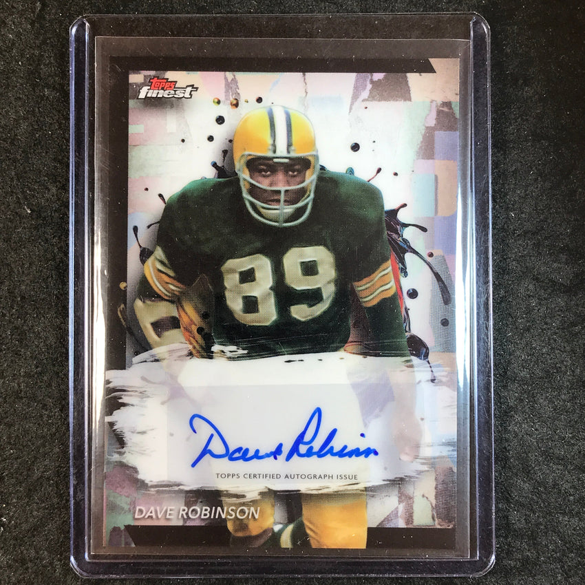 2024 Topps Finest NFL DAVE ROBINSON Finest Autograph Base #DR