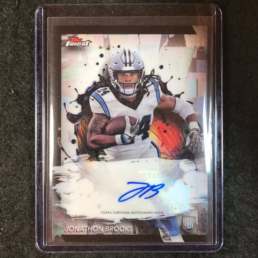 2024 Topps Finest NFL JONATHAN BROOKS Rookie Finest Autograph Base #JBR