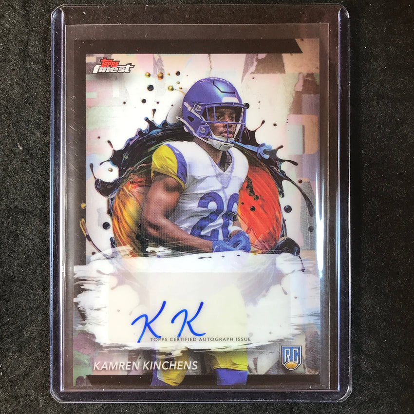 2024 Topps Finest NFL KAMREN KINCHENS Rookie Finest Autograph Base #KK