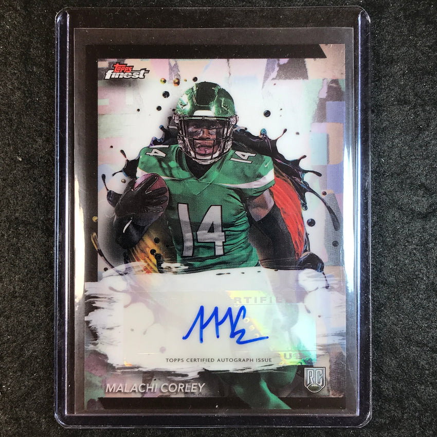 2024 Topps Finest NFL MALACHI CORLEY Rookie Finest Autograph Base #MC