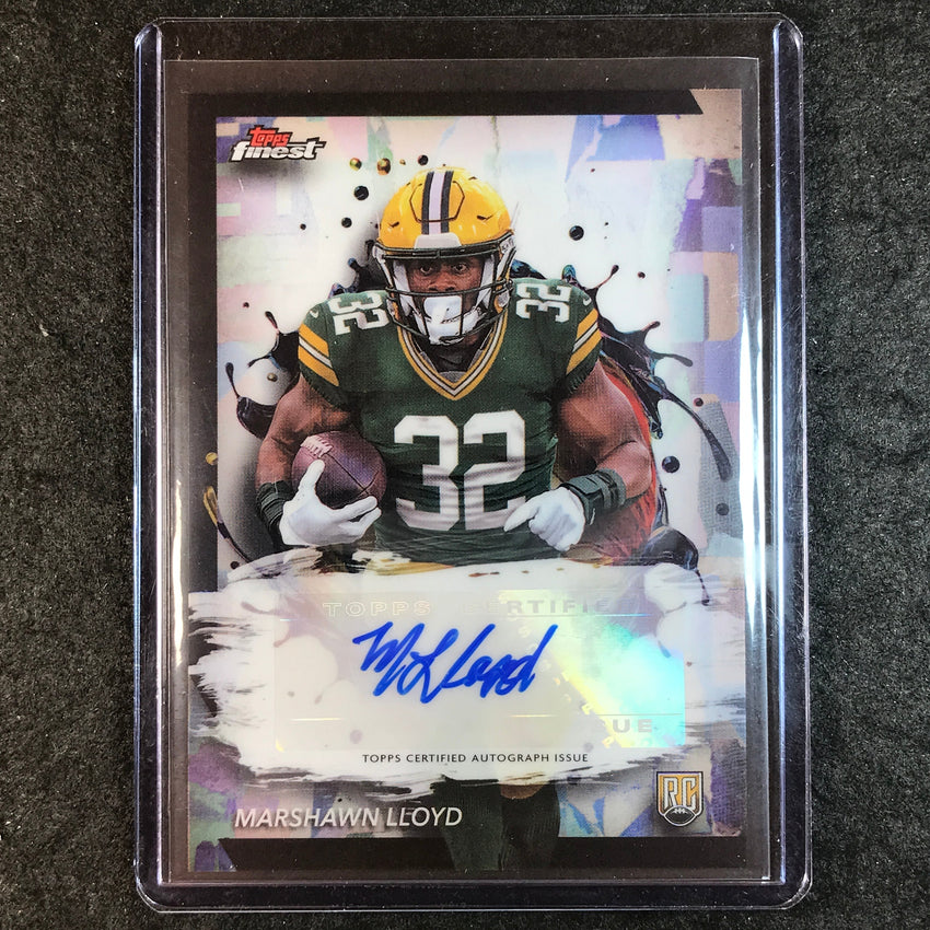 2024 Topps Finest NFL MARSHAWN LLOYD Rookie Finest Autograph Refractor #ML
