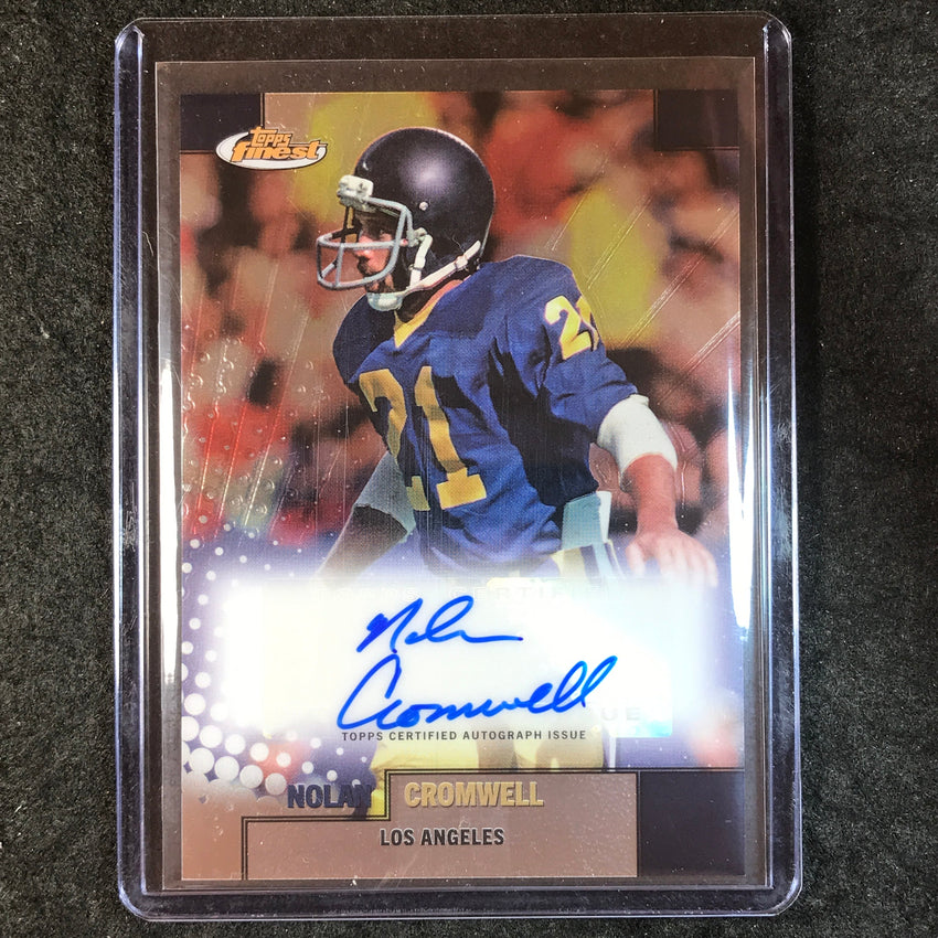 2024 Topps Finest NFL NOLAN CROMWELL Flashback Auto Base #NC