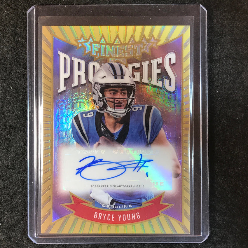 2024 Topps Finest NFL BRYCE YOUNG Prodigies Auto Silver Refractor #BY