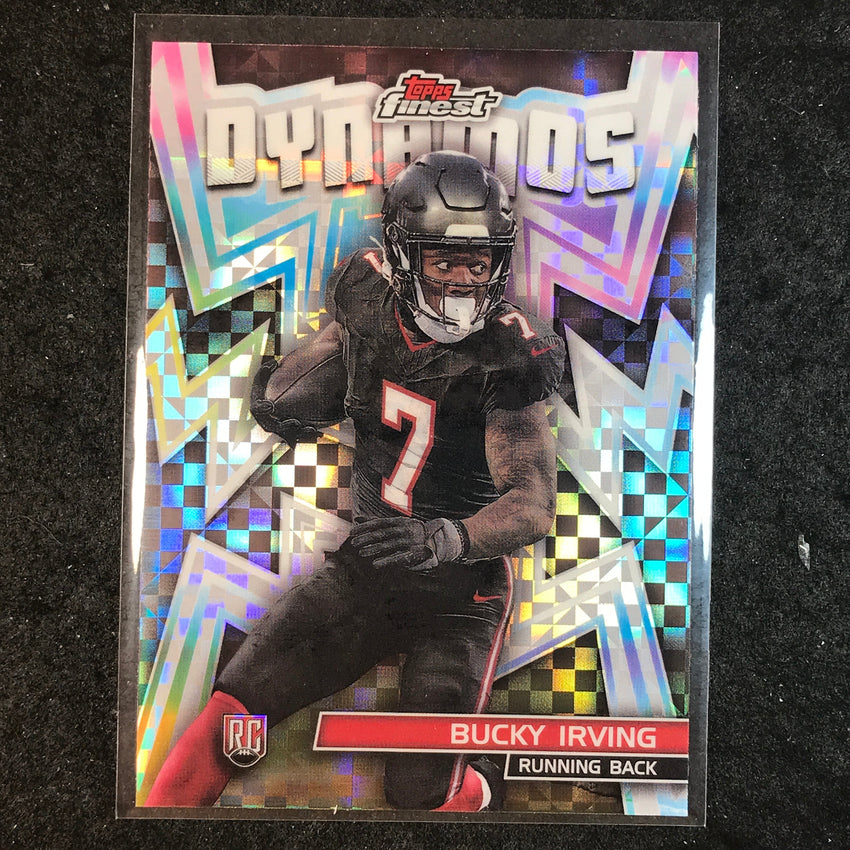 2024 Topps Finest NFL BUCKY IRVING Dynamos Rookie Checkerboard Refractor #6