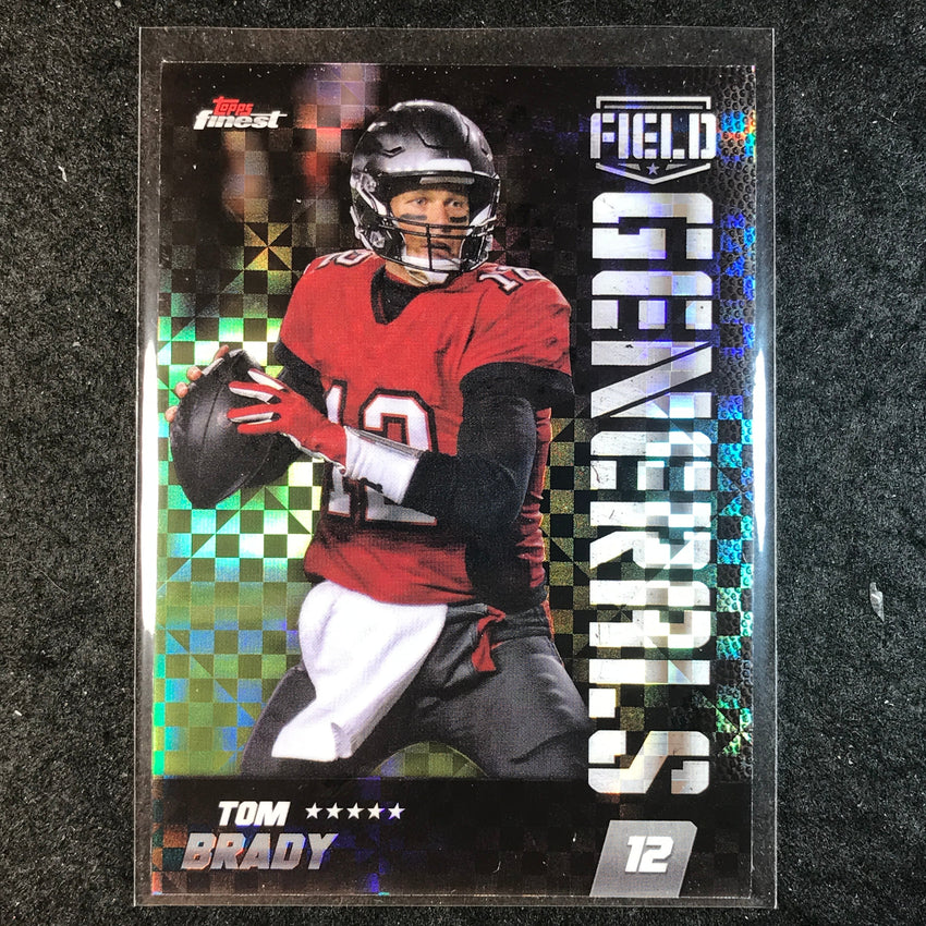 2024 Topps Finest NFL TOM BRADY Field Generals Checkerboard Refractor #8