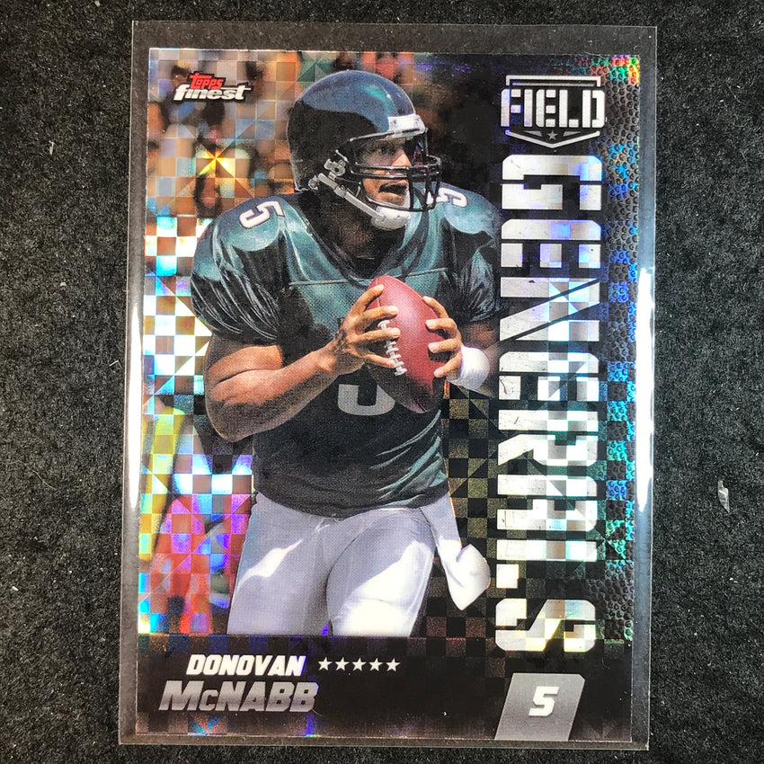 2024 Topps Finest NFL DONOVAN MCNABB Field Generals Checkerboard Refractor #9