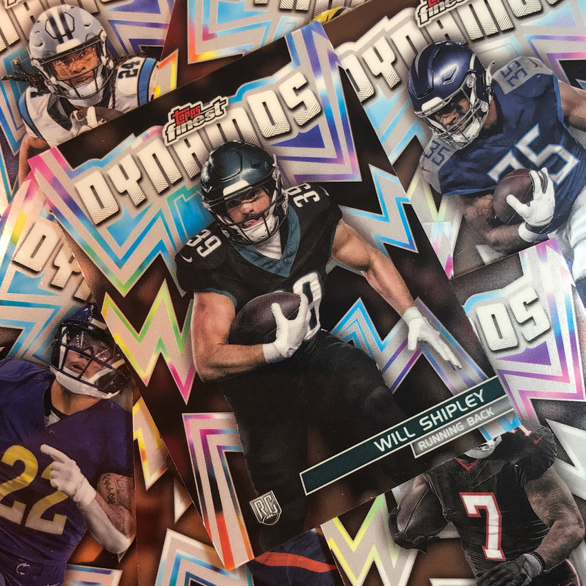 2024 Topps Finest NFL MALIK NABERS Dynamos Rookie Base #14