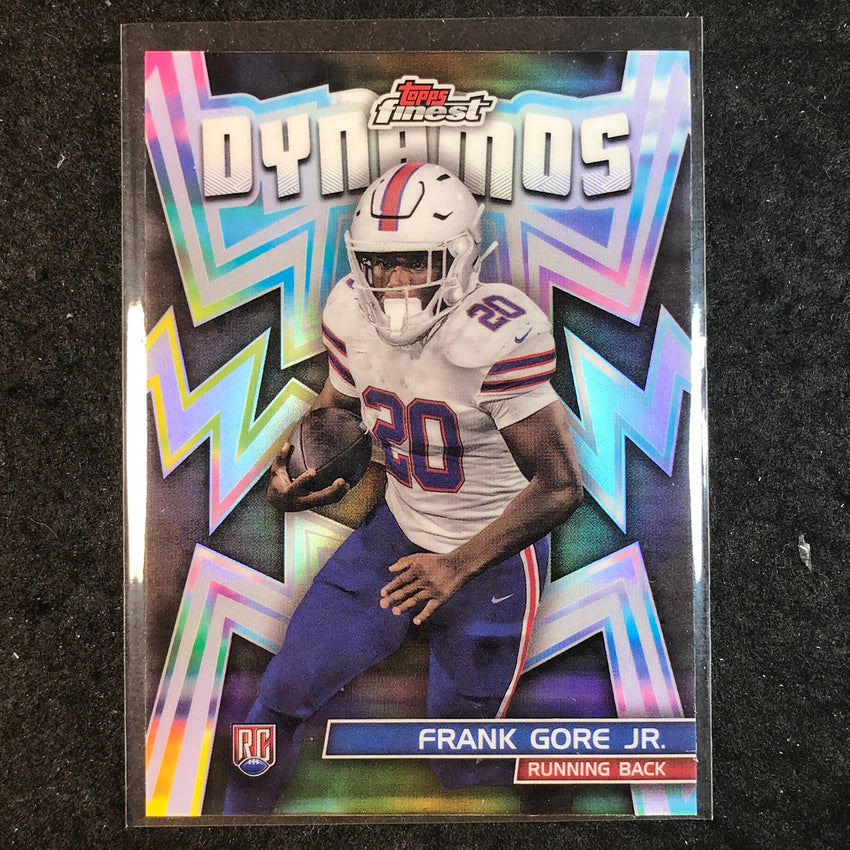 2024 Topps Finest NFL FRANK GORE JR. Dynamos Rookie Silver Refractor #8