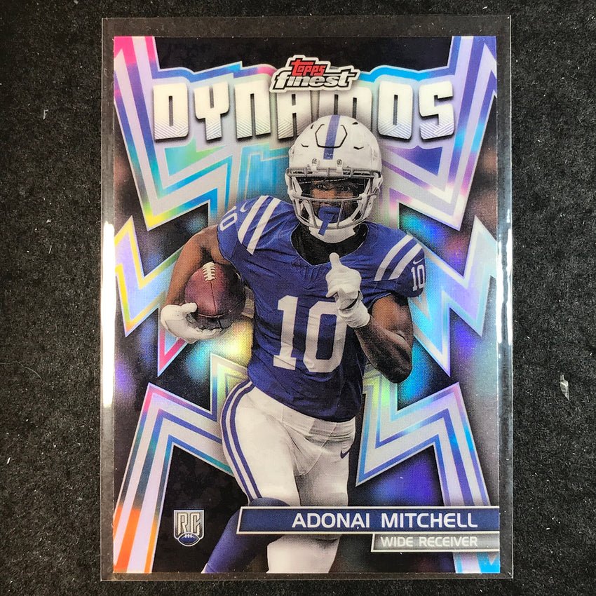 2024 Topps Finest NFL ADONAI MITCHELL Dynamos Rookie Silver Refractor #10