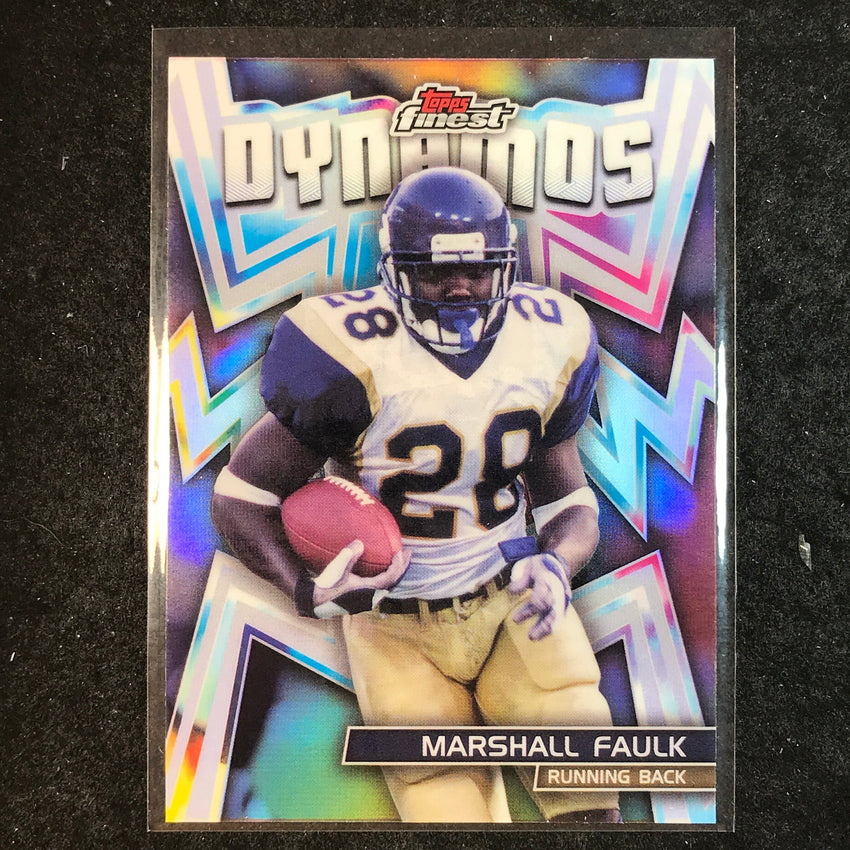 2024 Topps Finest NFL MARSHALL FAULK Dynamos Silver Refractor #21