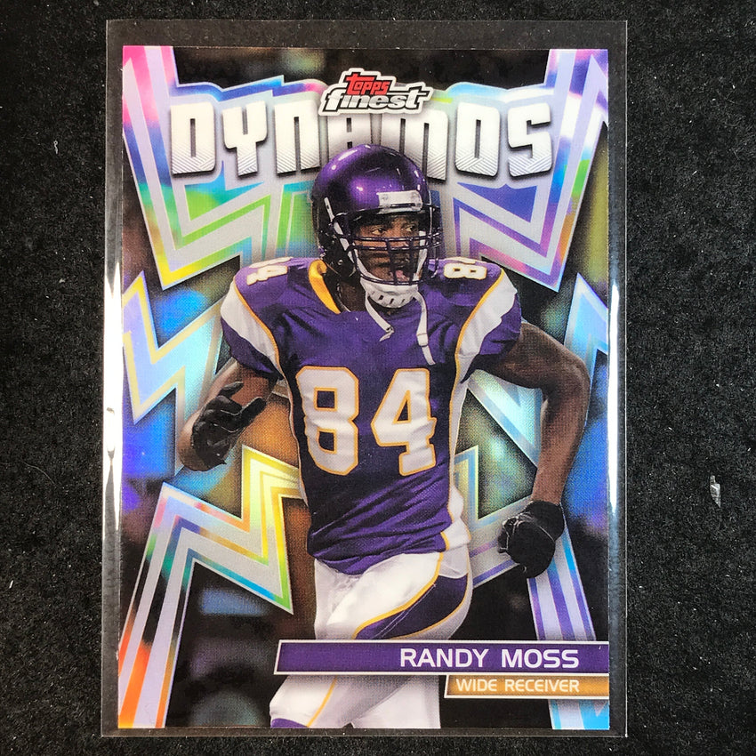 2024 Topps Finest NFL RANDY MOSS Dynamos Silver Refractor #24