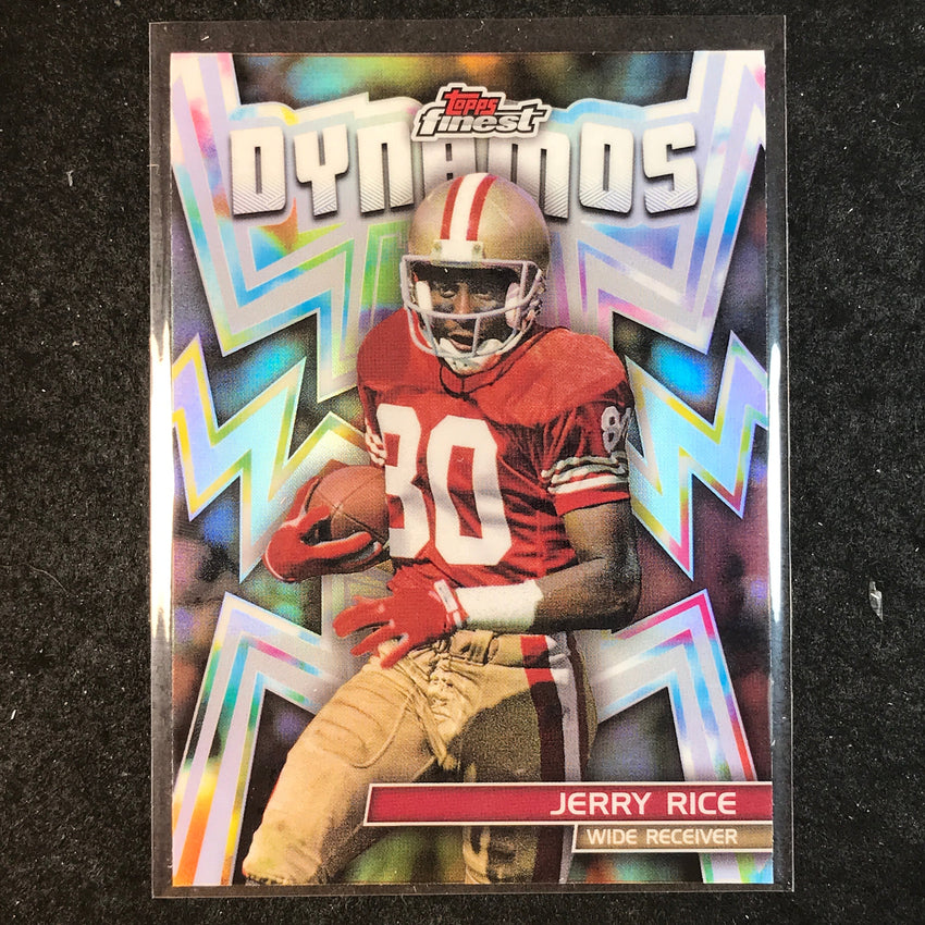 2024 Topps Finest NFL JERRY RICE Dynamos Silver Refractor #28