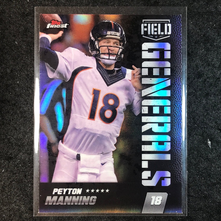 2024 Topps Finest NFL PEYTON MANNING Field Generals Silver Refractor #4