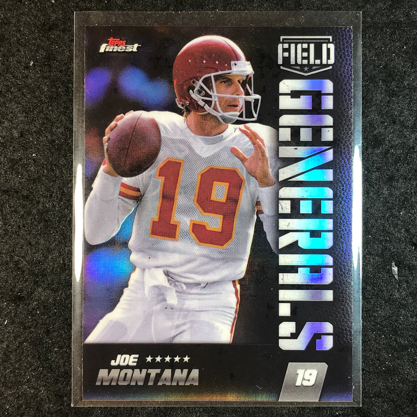 2024 Topps Finest NFL JOE MONTANA Field Generals Silver Refractor #10