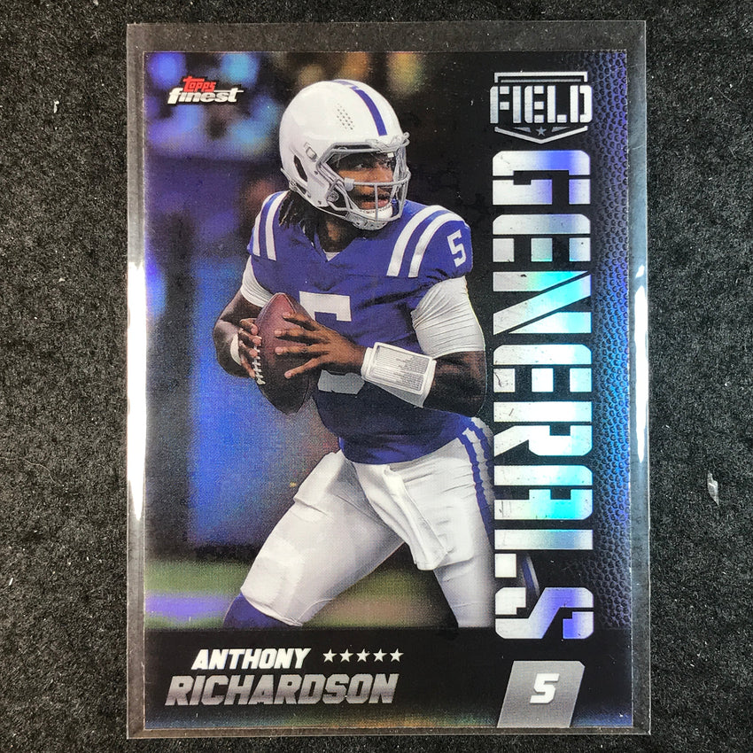 2024 Topps Finest NFL ANTHONY RICHARDSON Field Generals Silver Refractor #27
