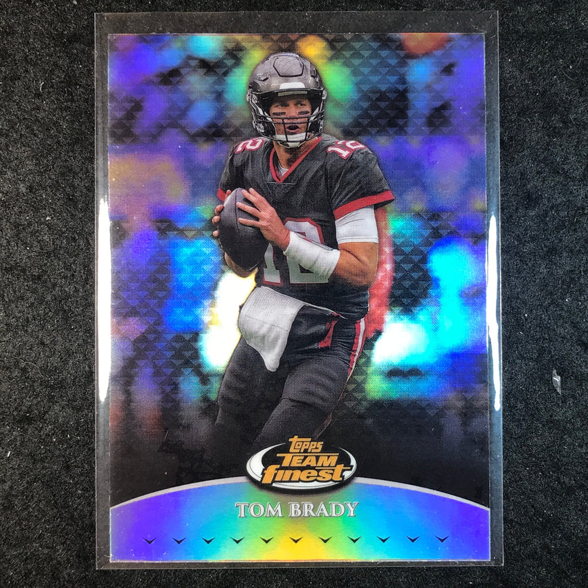2024 Topps Finest NFL TOM BRADY Team Finest Silver Refractor #4