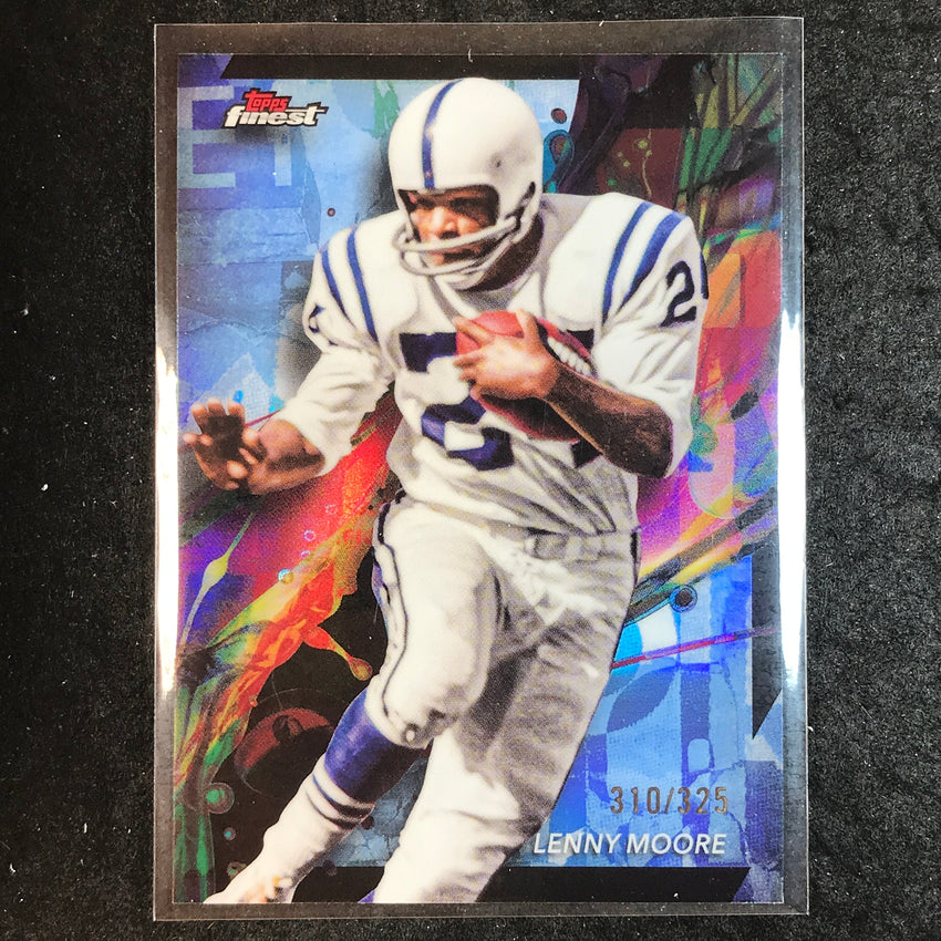 2024 Topps Finest NFL LENNY MOORE Sky Blue Refractor 310/325 #4