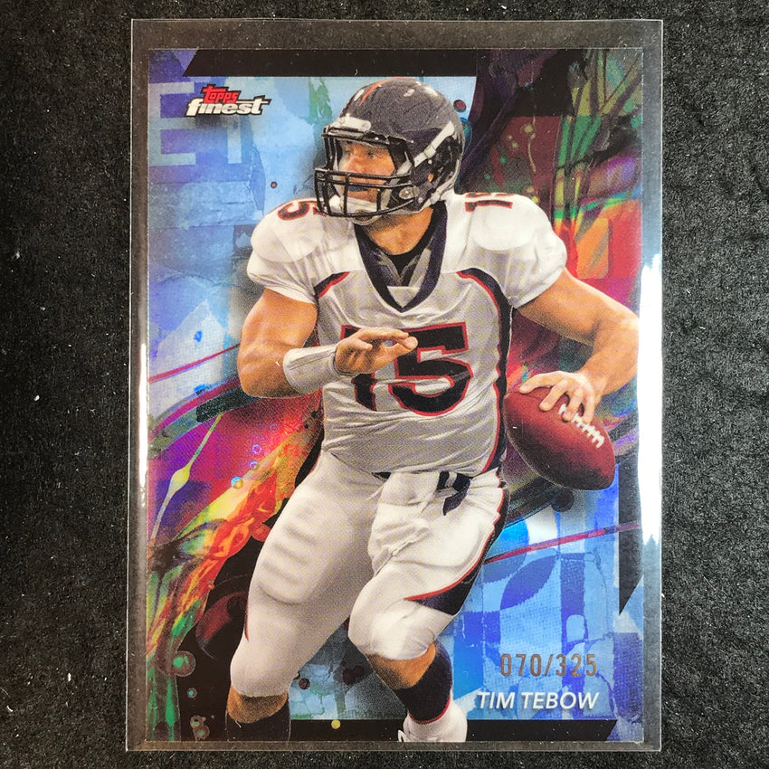 2024 Topps Finest NFL TIM TEBOW Sky Blue Refractor 70/325 #23