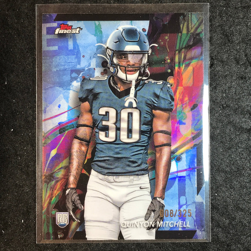 2024 Topps Finest NFL QUINYON MITCHELL Rookie Sky Blue Refractor 8/325 #53