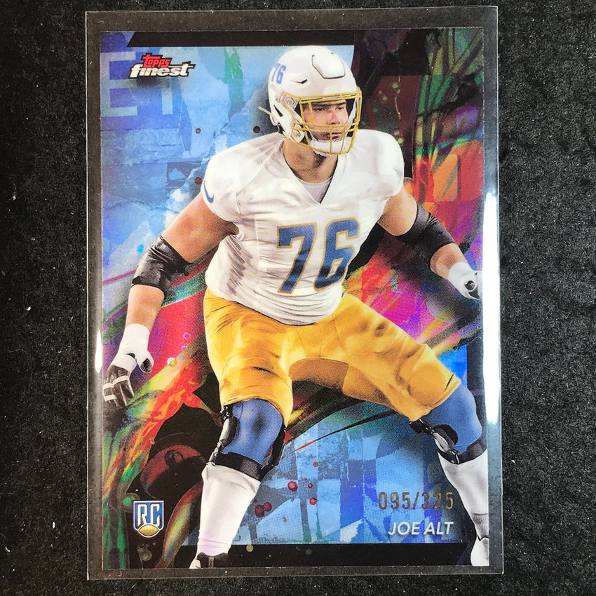 2024 Topps Finest NFL JOE ALT Rookie Sky Blue Refractor 95/325 #59