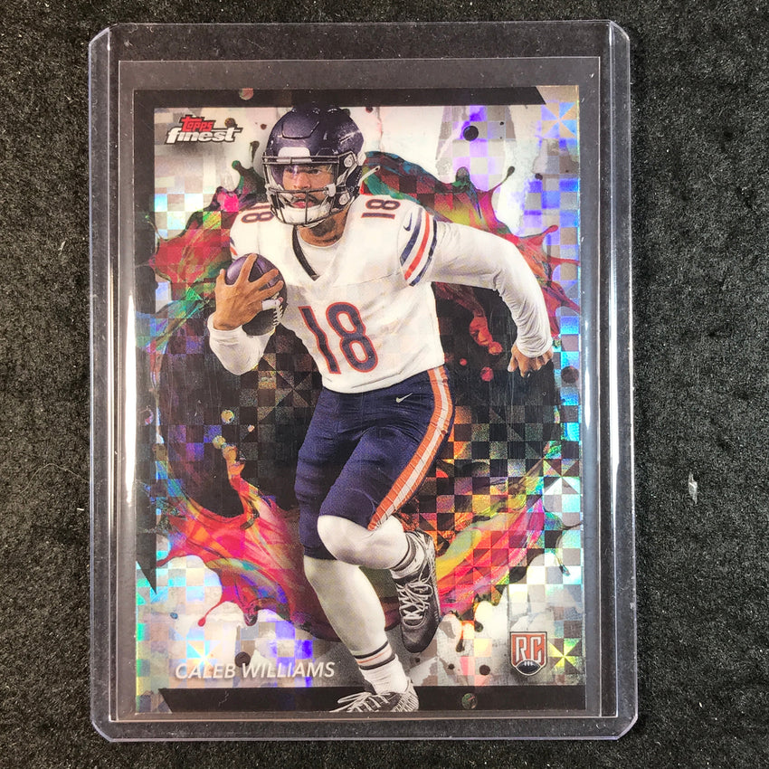 2024 Topps Finest NFL CALEB WILLIAMS Rookie Base Checkerboard Rare #247