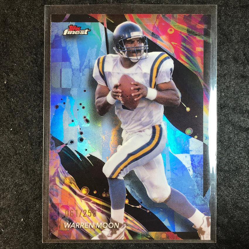 2024 Topps Finest NFL WARREN MOON Sky Blue Refractor 61/250 #120