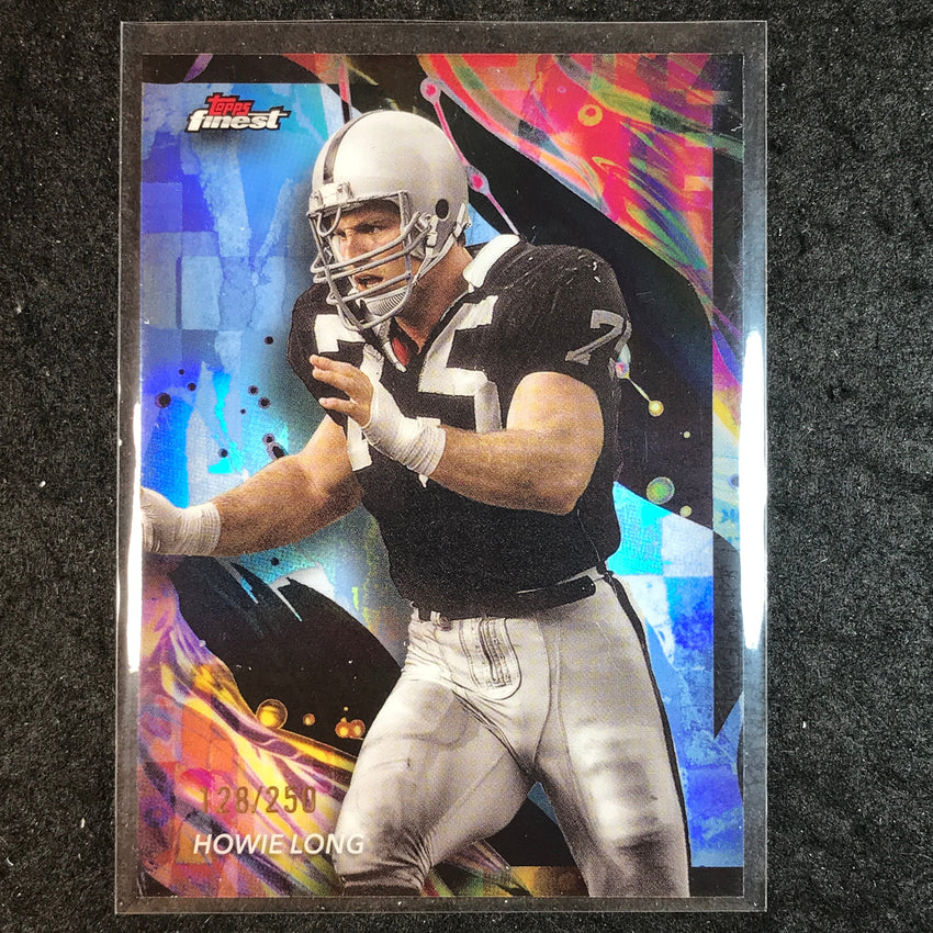 2024 Topps Finest NFL HOWIE LONG Sky Blue Refractor 128/250 #143