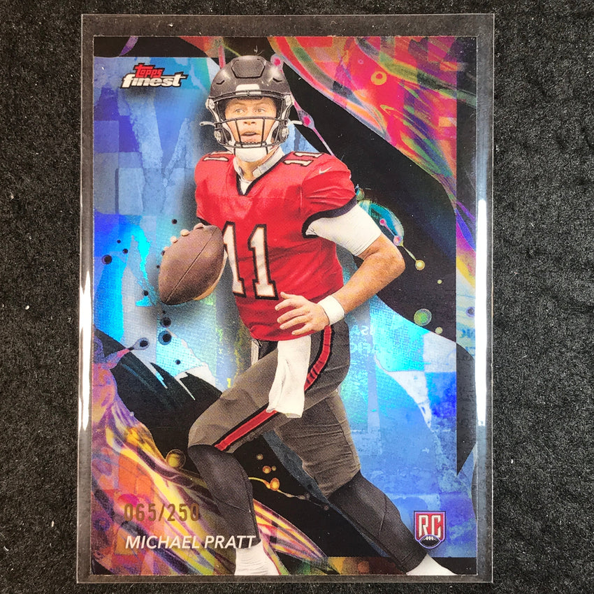 2024 Topps Finest NFL MICHAEL PRATT Rookie Sky Blue Refractor 65/250 #165