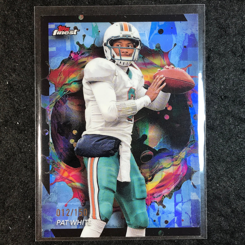 2024 Topps Finest NFL PAT WHITE Sky Blue Refractor 12/150 #225