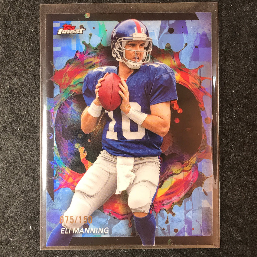 2024 Topps Finest NFL ELI MANNING Sky Blue Refractor 75/150 #232