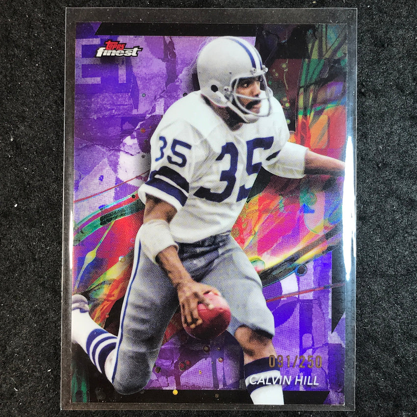 2024 Topps Finest NFL CALVIN HILL Purple Refractor 91/250 #18