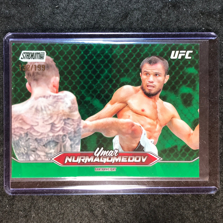 2025 Topps Stadium Club UFC UMAR NURMAGOMEDOV Base Green Foil 132/199 #137