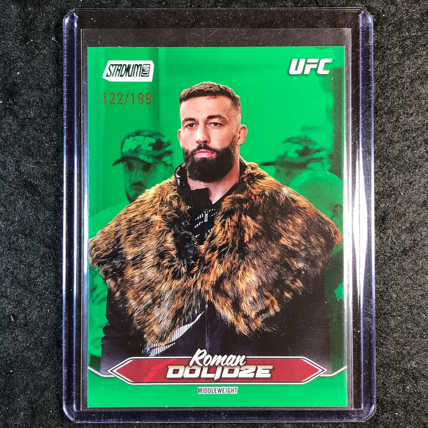2025 Topps Stadium Club UFC ROMAN DOLIDZE Base Green Foil 122/199 #169