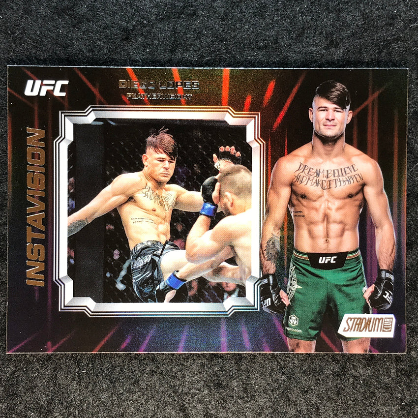 2025 Topps Stadium Club UFC DIEGO LOPES Instavision Base #IV-6