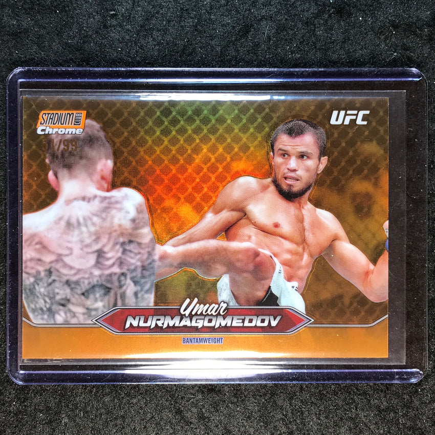 2025 Topps Stadium Club UFC UMAR NURMAGOMEDOV Chrome Orange 51/99 #137