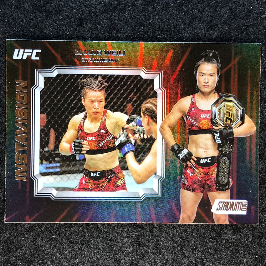 2025 Topps Stadium Club UFC ZHANG WEILI Instavision Base #IV-7